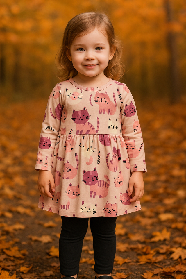 Robe Bébé Fille M&S Indigo - Multicolore - 100% Coton - Taille 18-24 Mois - Neuve étiquetée